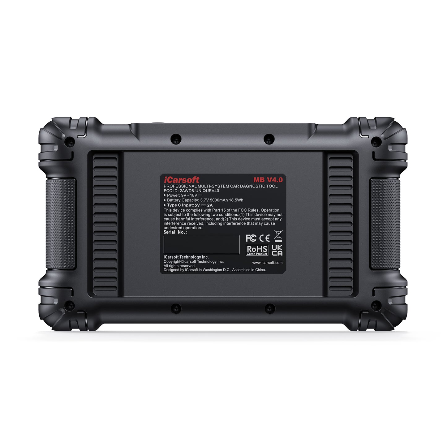 iCarsoft MB V4.0 OBD2 Diagnosegerät kompatibel mit Mercedes Benz Smart Sprinter inkl. 2 weitere Marken GRATIS, CAN-FD, Service-Reset inkl. Updates