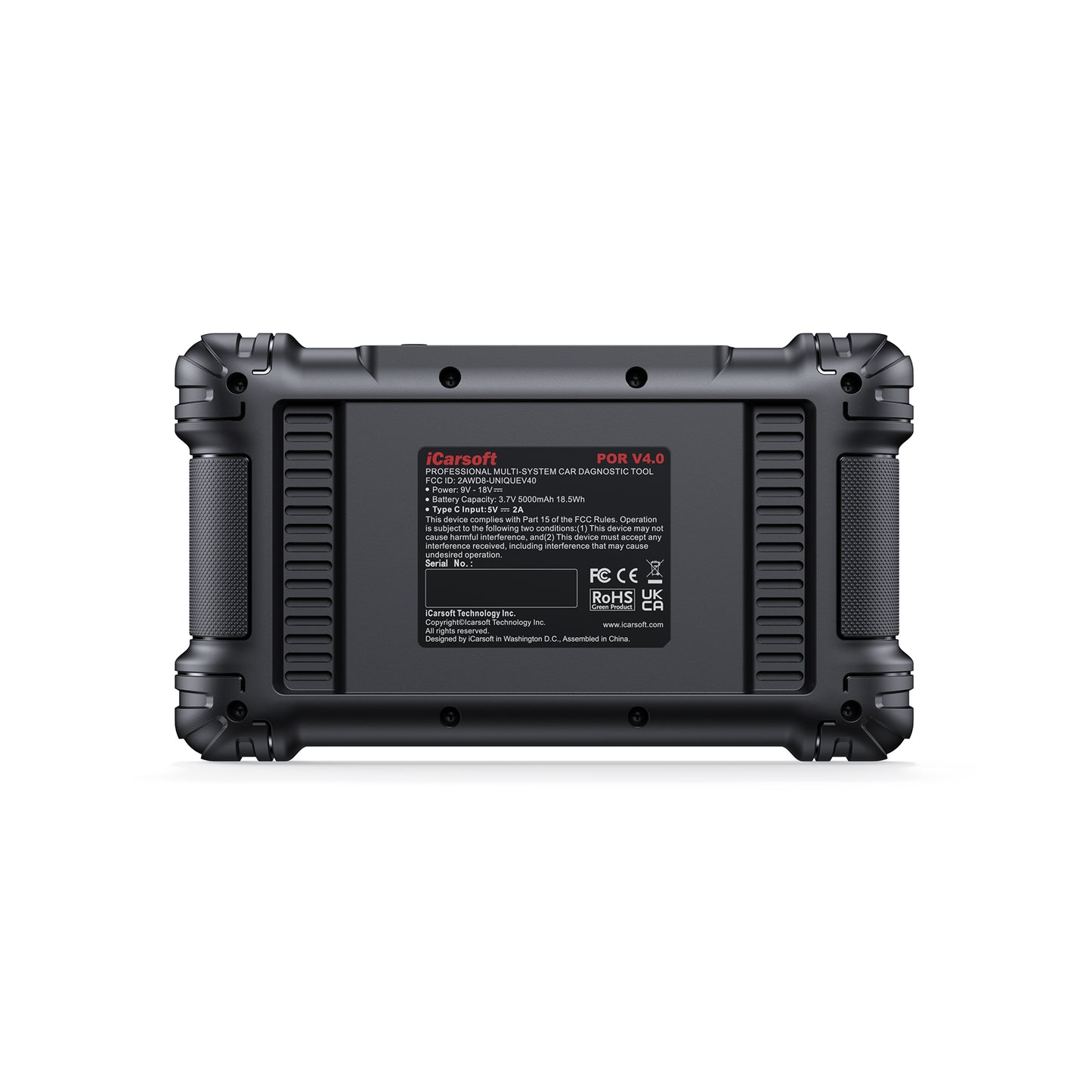 iCarsoft POR V4.0 OBD2 Diagnosegerät kompatibel mit Porsche inkl. 2 weitere Marken GRATIS, CAN-FD, DoIP, Service-Reset inkl. kostenlose Updates
