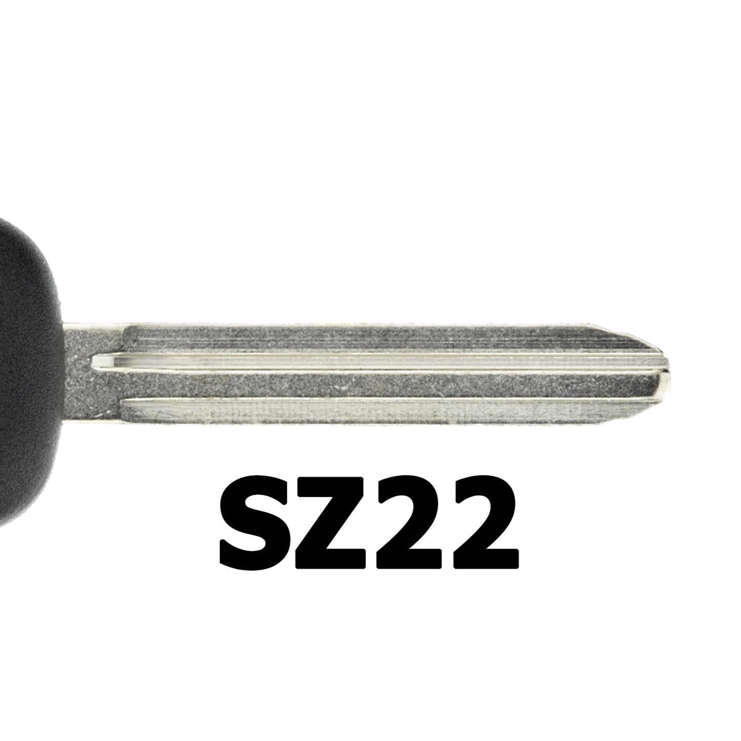 MT-KEY Auto Zünd Schlüssel Rohling SZ22 + ID66 Transponder Wegfahrsperre kompatibel mit Suzuki Liana 06-09