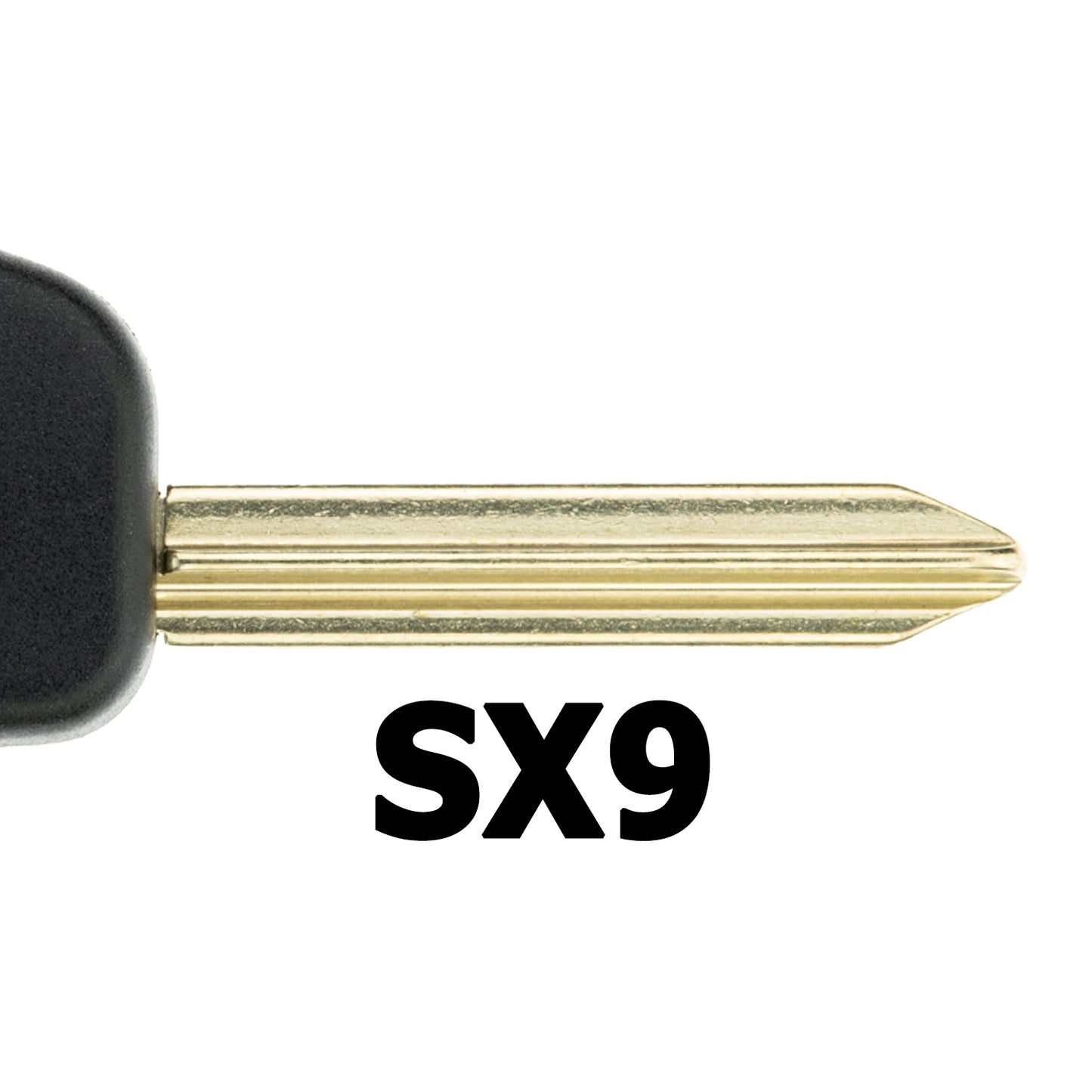 Auto Zünd Schlüssel Rohling SX9 + ID33 Transponder kompatibel mit Citroen Berlingo I Evasion I Jumpy I Saxo Xantia Xsara Fiat Scudo I 222 Ulysse I 96-02 Peugeot 806 97-02 Expert Partner Ranch 96-01
