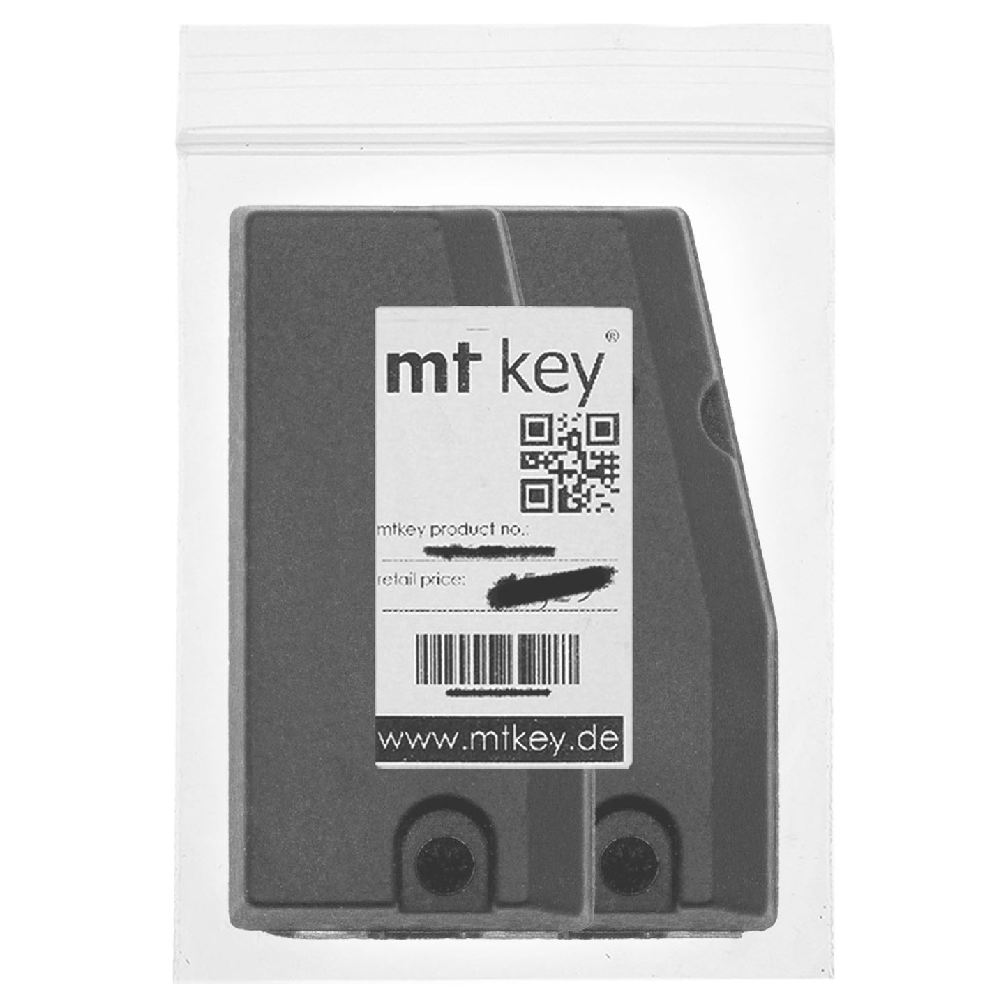 2X Auto Schlüssel Transponder Wegfahrsperre PHILIPS CRYPTO (PCF7935) / Typ: ID44 / Material: Karbon / programmierbar (ACHTUNG: Transponder muss auf ID44 vorcodiert werden)