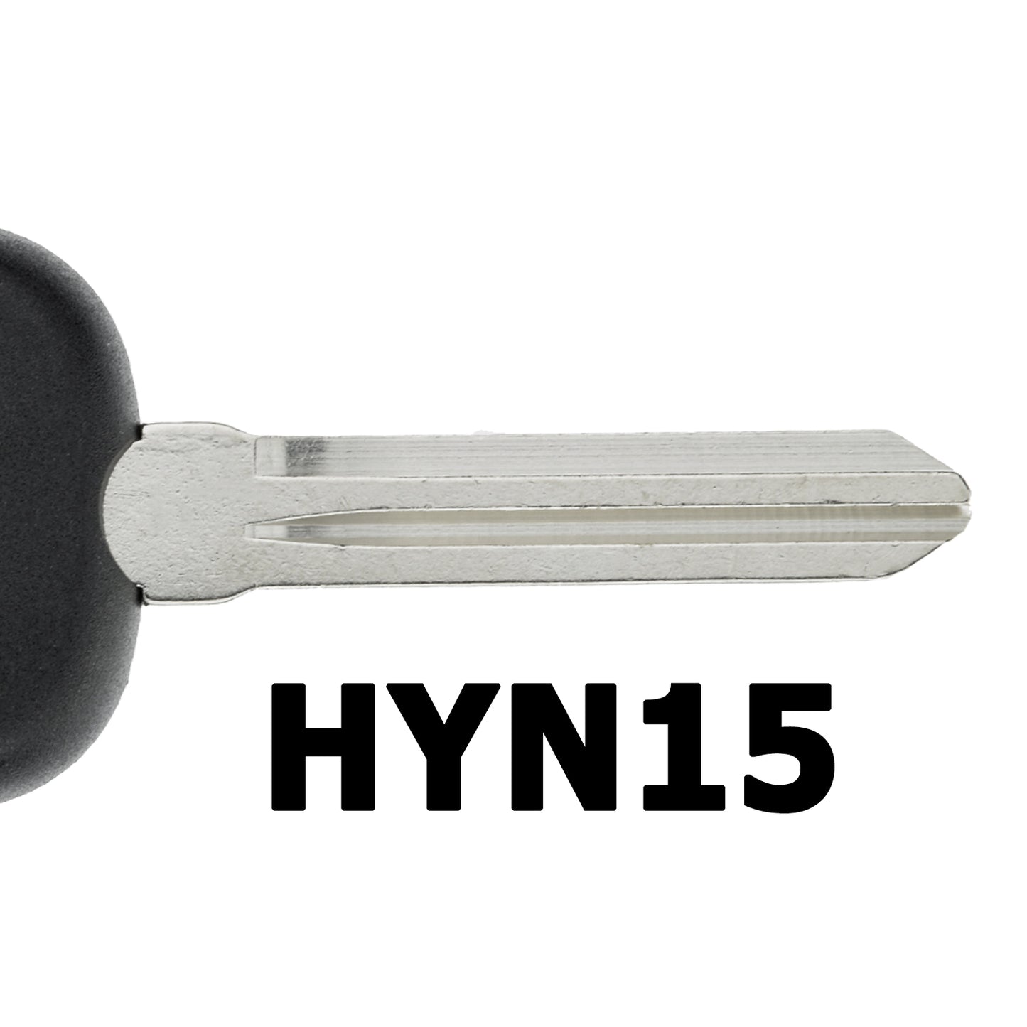 MT-KEY Auto Zünd Schlüssel Rohling HYN15 + ID46 Transponder Wegfahrsperre kompatibel mit Kia Rio II Jb 05-11