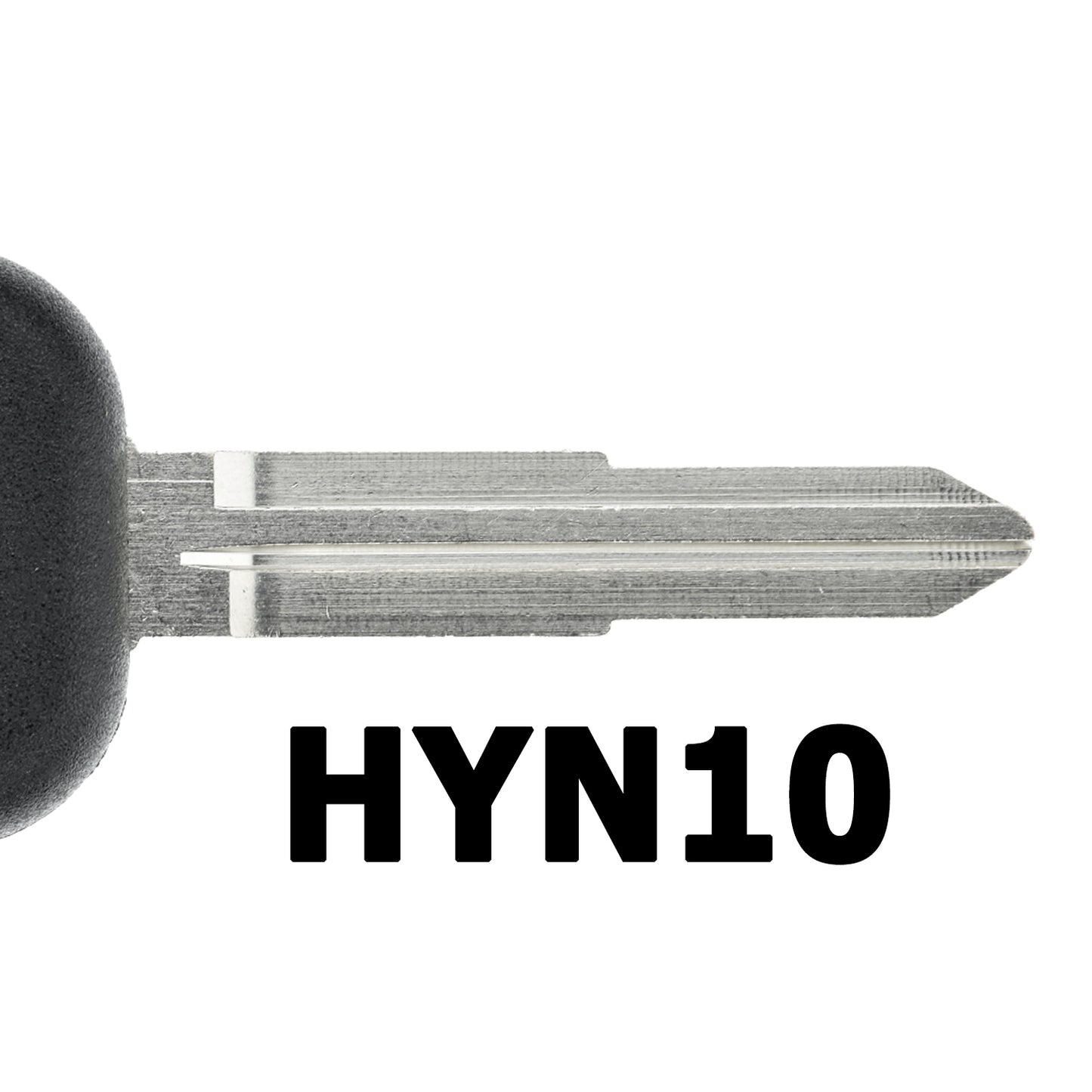 MT-KEY Auto Zünd Schlüssel Rohling HYN10 + ID4C T4 Keramik Transponder kompatibel mit Hyundai Accent X3 96-99 Amica 99-03 Atos I 97-00 Atos Prime 99-01 Excel 96-99 Pony 95-99 Verna 96-99