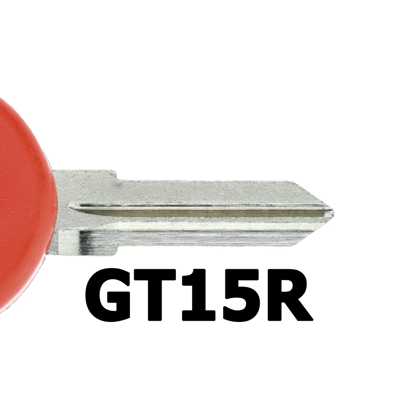 MT-KEY Roller Zünd Schlüssel Rohling Rot GT15R + ID11 Transponder kompatibel mit Piaggio Beverly 02-11 Carnaby Fly 09-12 Hexagon 98-03 Liberty Ab 03 Skipper 00-02 Vespa Ab 96 X7 07-09 X8 X9 98-07