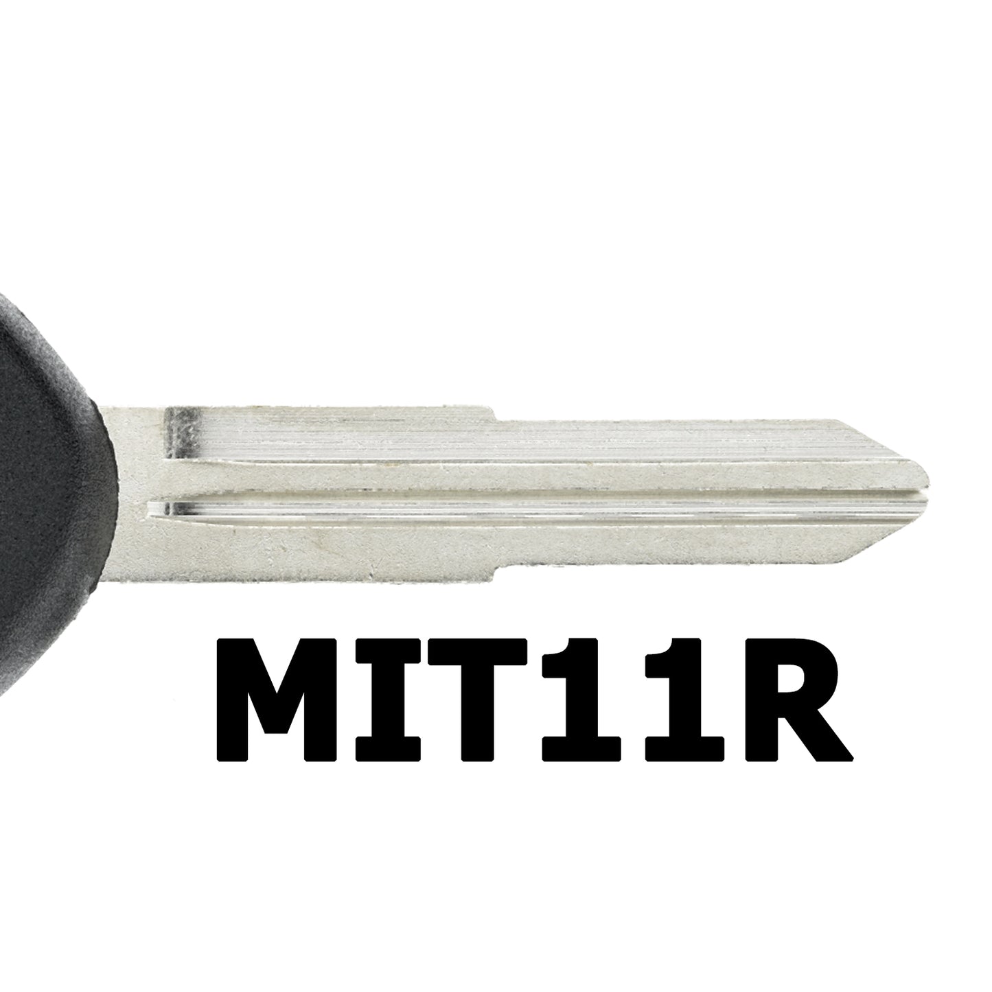 MT-KEY Auto Zünd Schlüssel Rohling MIT11R + ID61 Transponder kompatibel mit Mitsubishi Lancer Cs0 03-06 Montero Io 00-06 Outlander Cu0W 04-06 Pajero Io 99-04 Pajero Pinin 99-04 Shogun Pinin 99-04