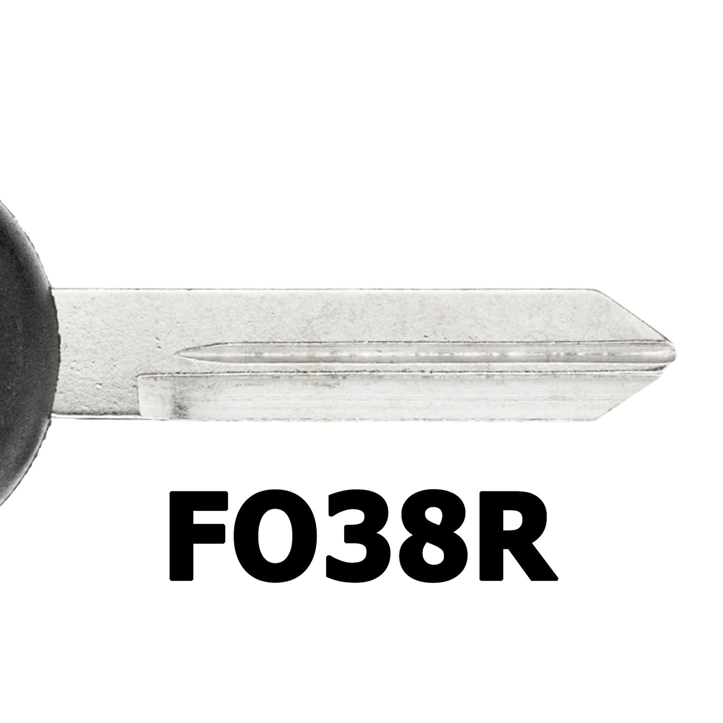 MT-KEY Auto Zünd Schlüssel Rohling FO38R + ID63 80 BIT Transponder kompatibel mit Ford Escape II 05-12 Eer IV 08-12 F-250 04-11 FIVe Hundred 05-07 Flex 08-12 Freestar 04-07 Freestyle D219 05-07