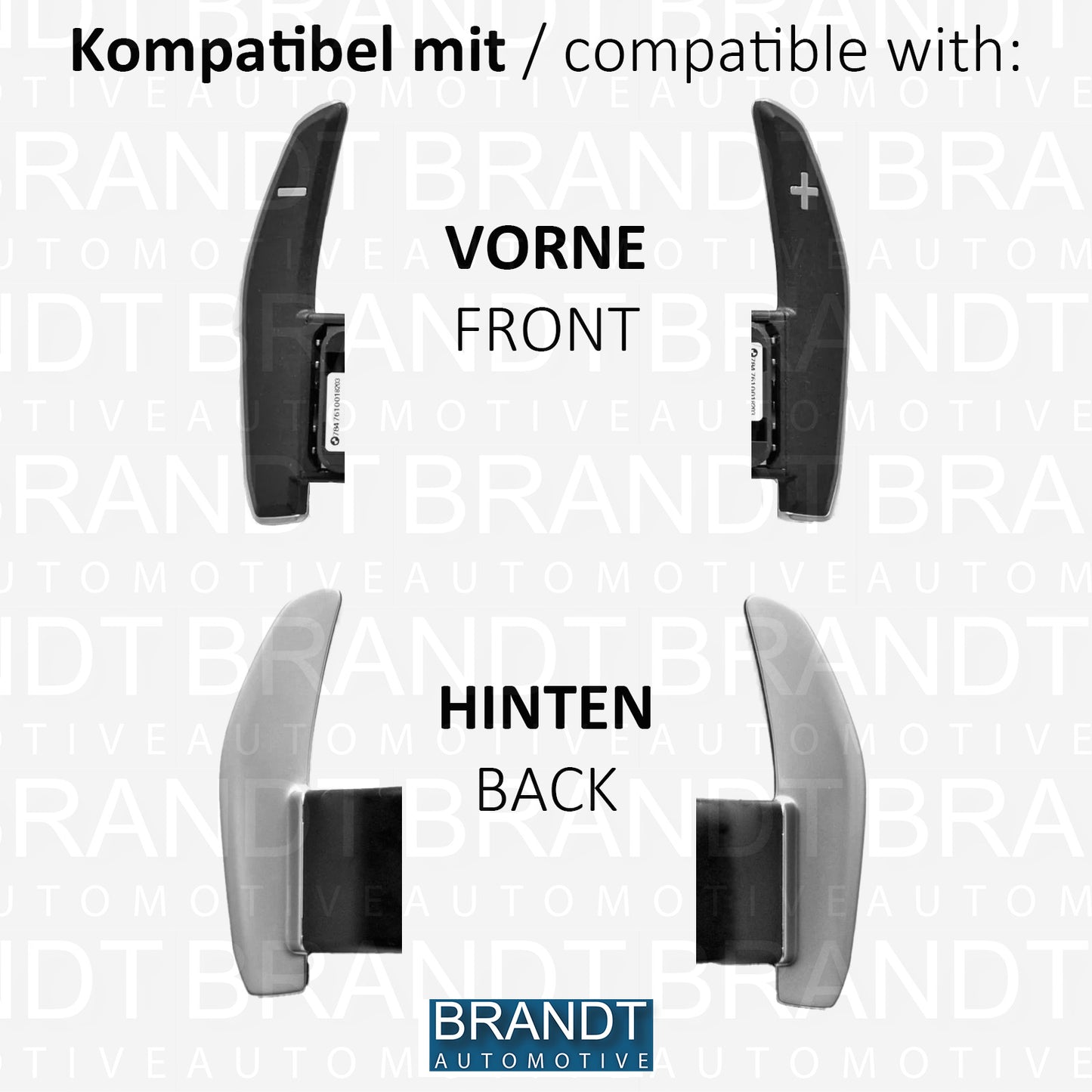 Lenkrad Schaltwippen ALU BLAU kompatibel mit BMW M2 F22 F87 M3 F30 F35 F80 M4 F32 F82 F83 M5 F10 F18 M6 F06 F12 F13 X5M F15 F85 X6M F16 F86