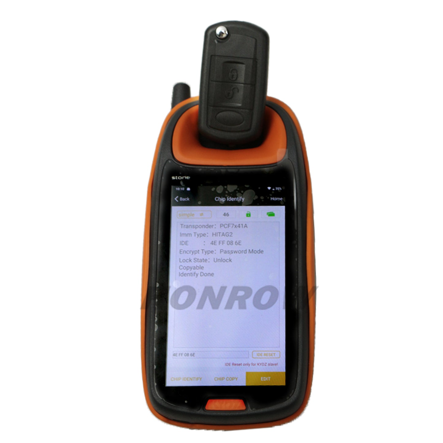 MT-KEY Funk Schlüssel 434MHZ kompatibel mit Land Rover Discovery III Range Rover Sport 05-10 L320 Vogue 05-12 L322 433MHZ Klappschlüssel