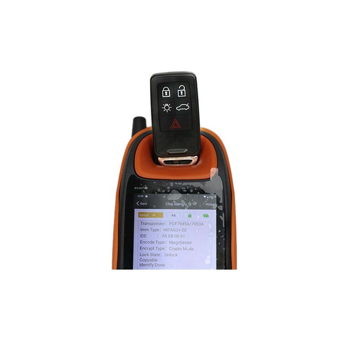 MT-KEY 5 4+1 Tasten Funkschlüssel Fernbedienung 434MHZ kompatibel mit VOLVO S60 V60 XC60 V70 III XC70 III S80 V40 TYP 1 433MHZ Autoschlüssel