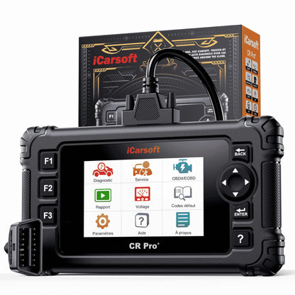 iCARSOFT OBD2 DIAGNOSEGERÄT UNIVERSAL SCANNER CR PRO+ PLUS kompatibel mit VW BMW Mercedes Opel uvw. inkl. kostenlose Updates