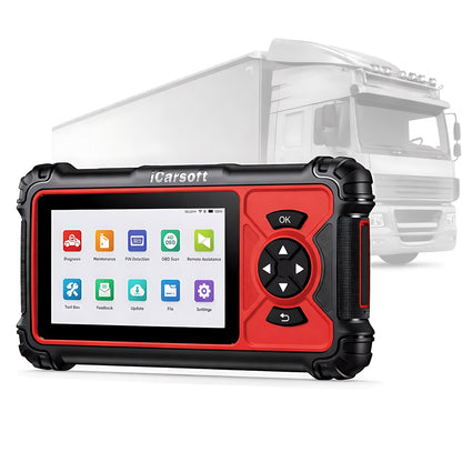 iCarsoft HD V4.0 Professionelles OBD Fehler Diagnosegerät kompatibel mit LKW Transporter Nutzfahrzeuge Bus DAF MAN Scania Iveco Mercedes Benz Volva uvm