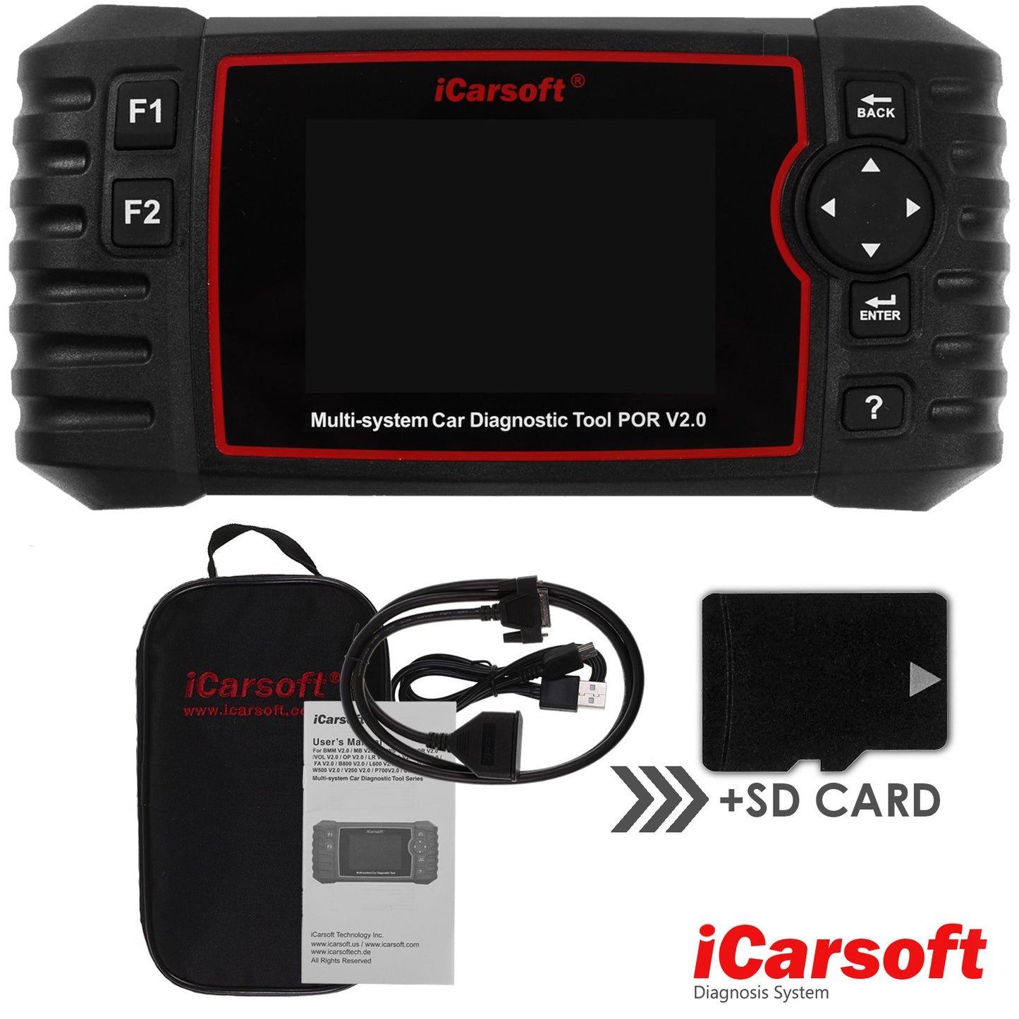 DIAGNOSEGERÄT iCARSOFT POR V2.0 Porsche