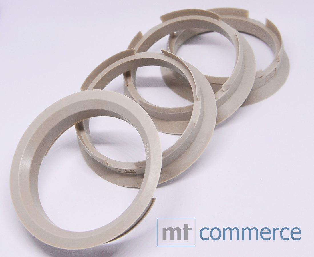 4X Zentrierringe 63,4 x 56,6 mm beige Felgen Ringe Made in Germany