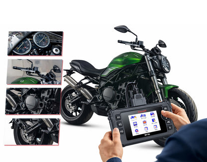 iCarsoft OBD2 Diagnosegerät Scanner MT V6 kompatibel mit BENELLI Motorräder inkl. Adapter & kostenlose Updates