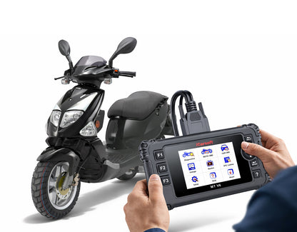 iCarsoft OBD2 Diagnosegerät Scanner MT V6 kompatibel mit PGO Motor Roller inkl. Adapter & kostenlose Updates