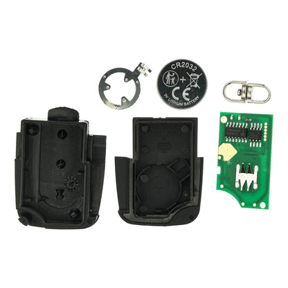 Funk Fernbedienung 434MHZ ASK 3 Tasten kompatibel mit 8Z0837231D Audi A2 A4 8E B6 8H Cabrio 00-04 Auto Schlüssel