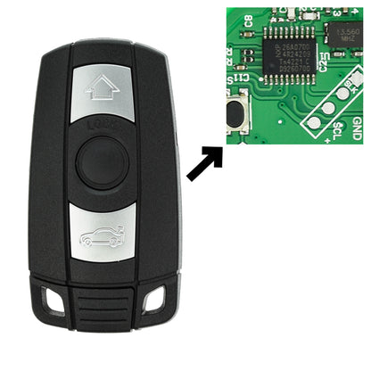 Funk Schlüssel 868MHZ FSK 3 Tasten kompatibel mit BMW 1er E81 E82 E87 E88 3er E90 E91 E92 E93 5er E60 6er E63 E64 X5 E70 Z4 E89 X6 E71 E72 X1 E84 M3 M5 M6 7er E65 E66 E67 E68 Autoschlüssel