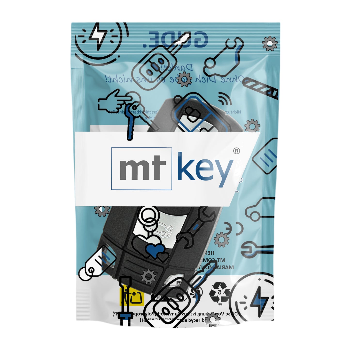 Funk Schlüssel 868MHZ FSK 3 Tasten kompatibel mit BMW 1er E81 E82 E87 E88 3er E90 E91 E92 E93 5er E60 6er E63 E64 X5 E70 Z4 E89 X6 E71 E72 X1 E84 M3 M5 M6 7er E65 E66 E67 E68 Autoschlüssel
