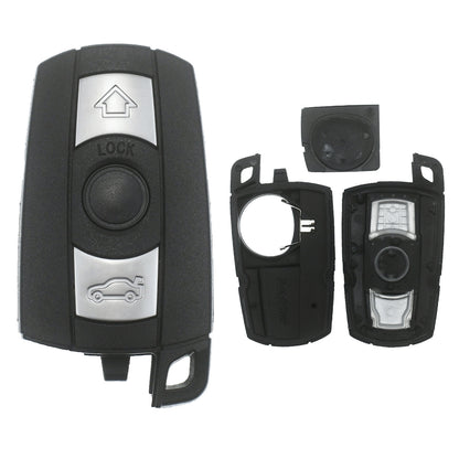 Auto Schlüssel Smartkey Funk Fernbedienung Sender 3 Tasten Gehäuse kompatibel mit BMW