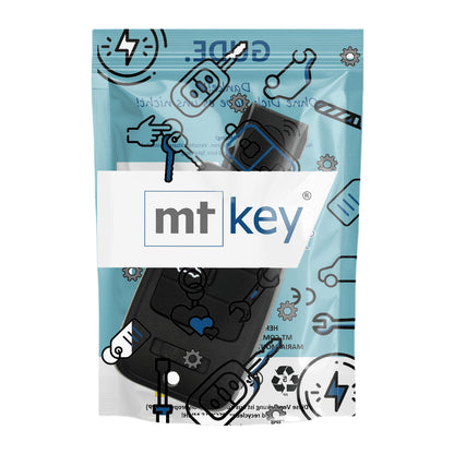 Funk Schlüssel Smartkey 434MHZ +Transponder 4A PCF7961M +Rohling CY24 3 Tasten kompatibel mit Fiat Croma 194 05-11 Autoschlüssel