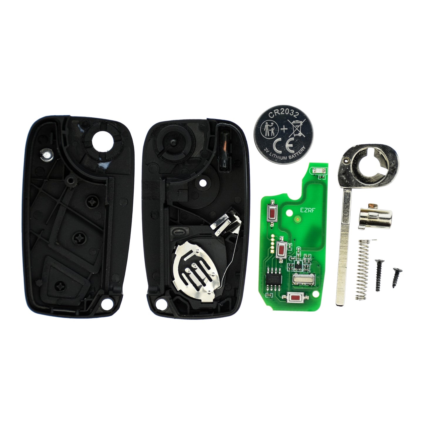 Funk Schlüssel Klappschlüssel 434MHZ ASK ID48 SIP22 3 Tasten kompatibel mit Fiat Idea Doblo I 223 Bravo II 198 Punto 199 Stilo Linea Ducato 250 Citroen Jumper Relays Peugeot Boxer Iveco Daily IV