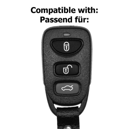 Auto Schlüssel Funk Fernbedienung 1x Funk Gehäuse + 1x 434 MHz Sender Sendeeinheit + 1x Batterie kompatibel mit Hyundai Sonata KIA Sorento Magentis