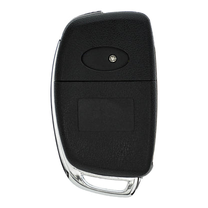 Funk Schlüssel Klappschlüssel 434MHZ +Transponder +Rohling KIA7 HY19 HYN14 3 Tasten kompatibel mit Hyundai i20 14-18 Autoschlüssel