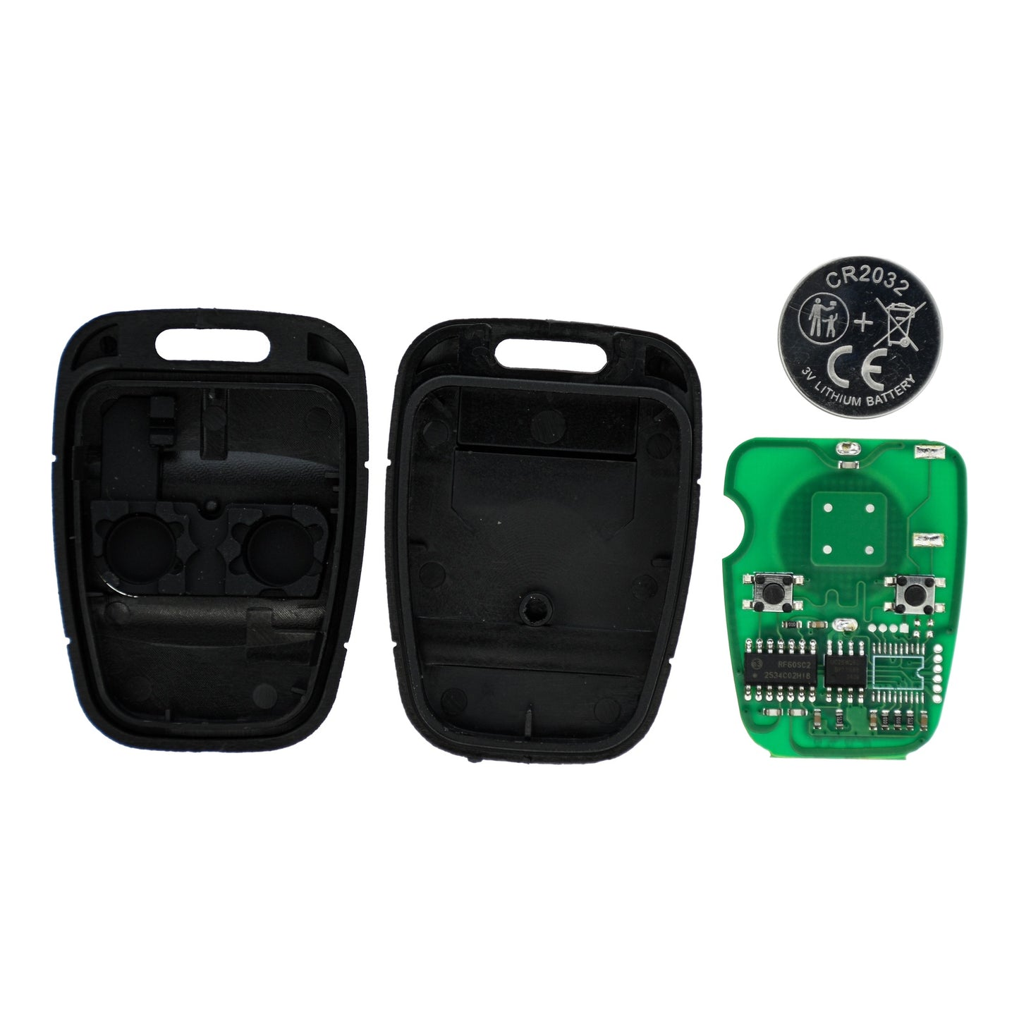 Auto Fernbedienung Sender 434MHZ 2 Tasten kompatibel mit Land Rover Defender 90 Discovery I Freelander I Rover 100 200 25 400 45 MG TF ZR ZS Rover Mini Nissan 200SX Micra Primera Zentralverriegelung