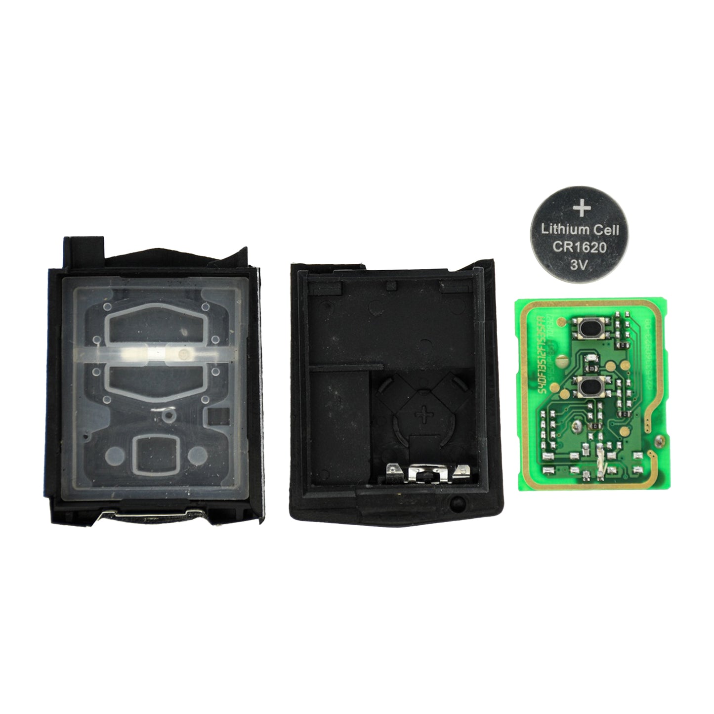 Funk Schlüssel Fernbedienung Sender 434MHZ +Transponder +Rohling 2 Tasten kompatibel mit Mazda 3 BK 03-09 Autoschlüssel