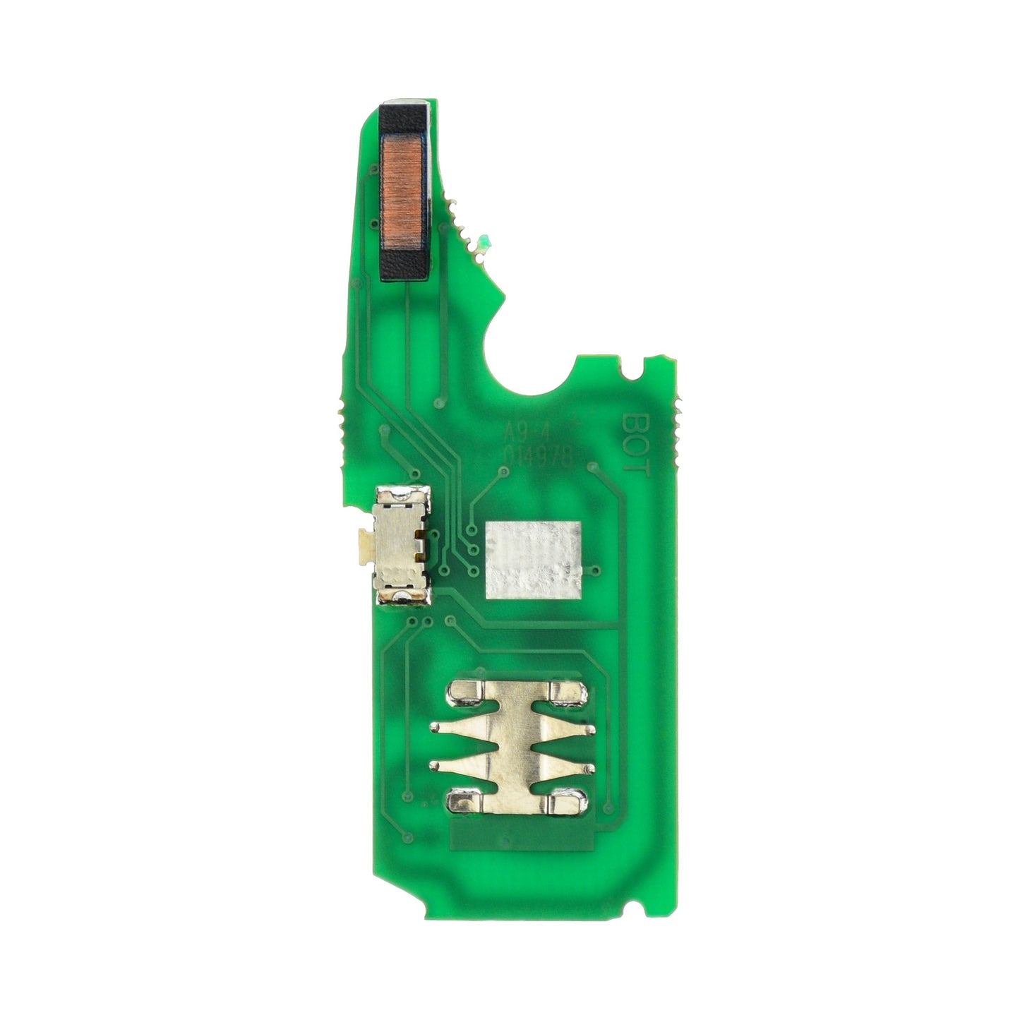 Funk Schlüssel Fernbedienung Sender Platine 434MHZ ASK +Transponder ID46 PCF7947 +Rohling 3 Tasten kompatibel mit Porsche Cayenne 9PA 02-10 Autoschlüssel