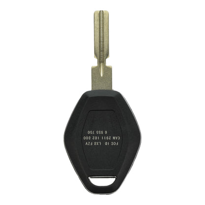Funk Schlüssel Zündschlüssel CAS2 868MHZ FSK +Transponder ID46 PCF7942 +Rohling HU58 3 Tasten kompatibel mit BMW 1er E81 E82 E87 E88 X3 E83 5er E60 E61 3er E90 E91 E92 E93 6er E63 E64 04-05