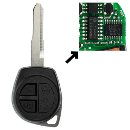 Funk Schlüssel Zündschlüssel 434MHZ FSK +Transponder ID47 PCF7961 PCF7952 +Rohling HU133R 2 Tasten kompatibel mit Suzuki Swift V VI FZ NZ RZ AZ 15-20 SX4 I 13-15 Ignis III MF 16-22 Autoschlüssel