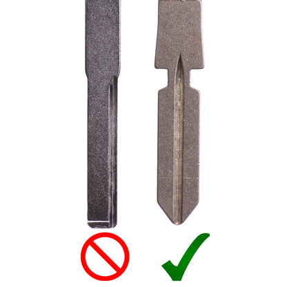 Repair Reparatur Satz Auto Schlüssel Austausch Gehäuse mit 1 Taste + HU39 Rohling + Batterie kompatibel mit Mercedes Benz W210 R129 W202