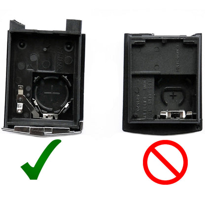 Autoschlüssel Funk Fernbedienung Austausch Gehäuse mit 3 Tasten + Rohling + Batterie kompatibel mit Mazda 2 DE 6 GH CX-7 ER MX-5 NC 3 BL 5 CR A