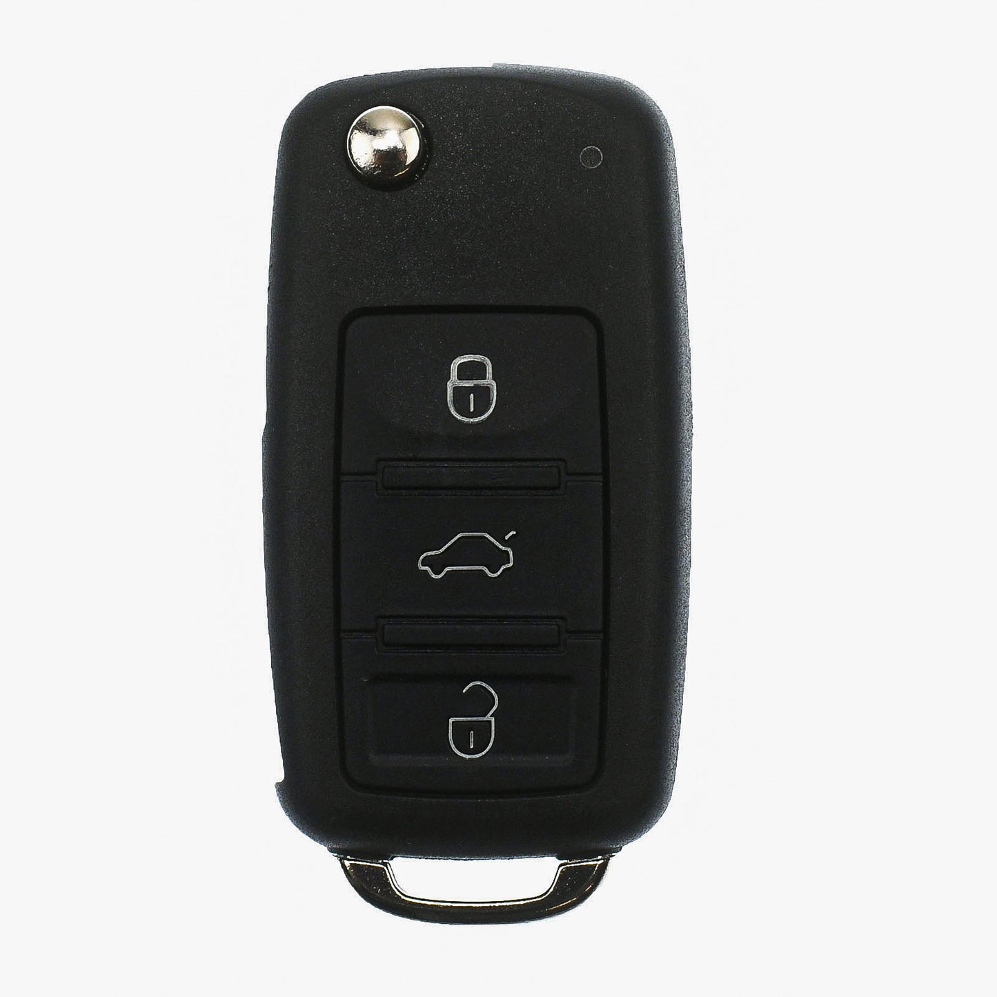 Auto Schlüssel Funk Fernbedienung 1x Gehäuse 3 Tasten + 1x Rohling kompatibel mit VW Tuareg 7L bis 2010