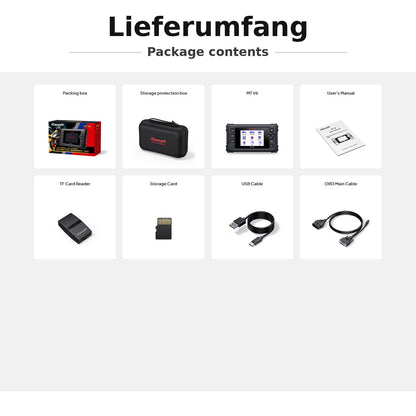 OBD2 Diagnosegerät Scanner iCarsoft MT V6 kompatibel mit TRIUMPH Motorräder inkl. Adapter & kostenlose Updates
