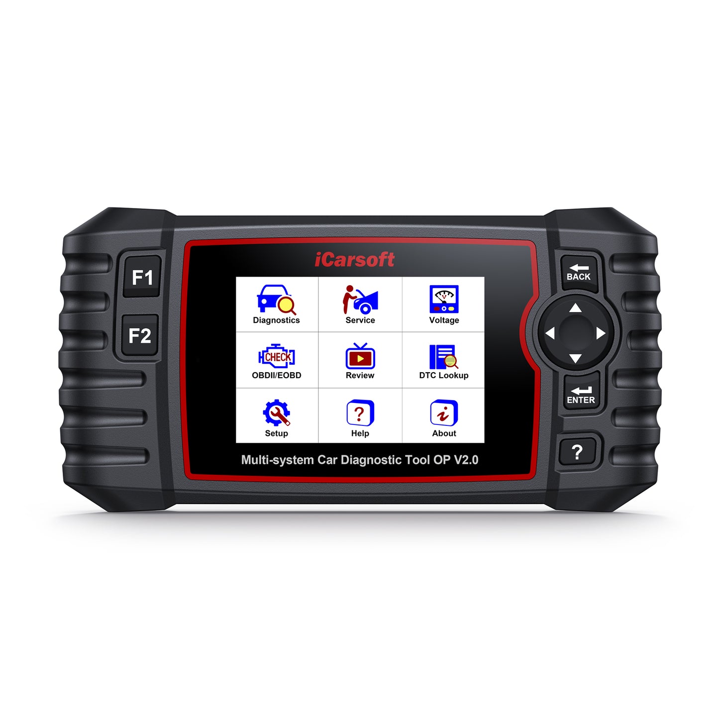 iCARSOFT OBD2 DIAGNOSEGERÄT SCANNER OP V 2.0 kompatibel mit Opel Vauxhall inkl. kostenlose Updates