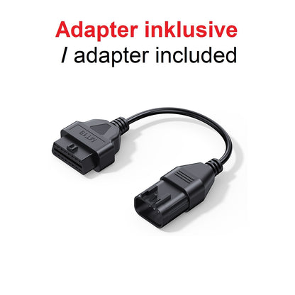 iCarsoft OBD2 Diagnosegerät Scanner MT V6 kompatibel mit POLARIS ATVs inkl. Adapter & kostenlose Updates