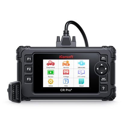 iCARSOFT OBD2 DIAGNOSEGERÄT UNIVERSAL SCANNER CR PRO+ PLUS kompatibel mit VW BMW Mercedes Opel uvw. inkl. kostenlose Updates
