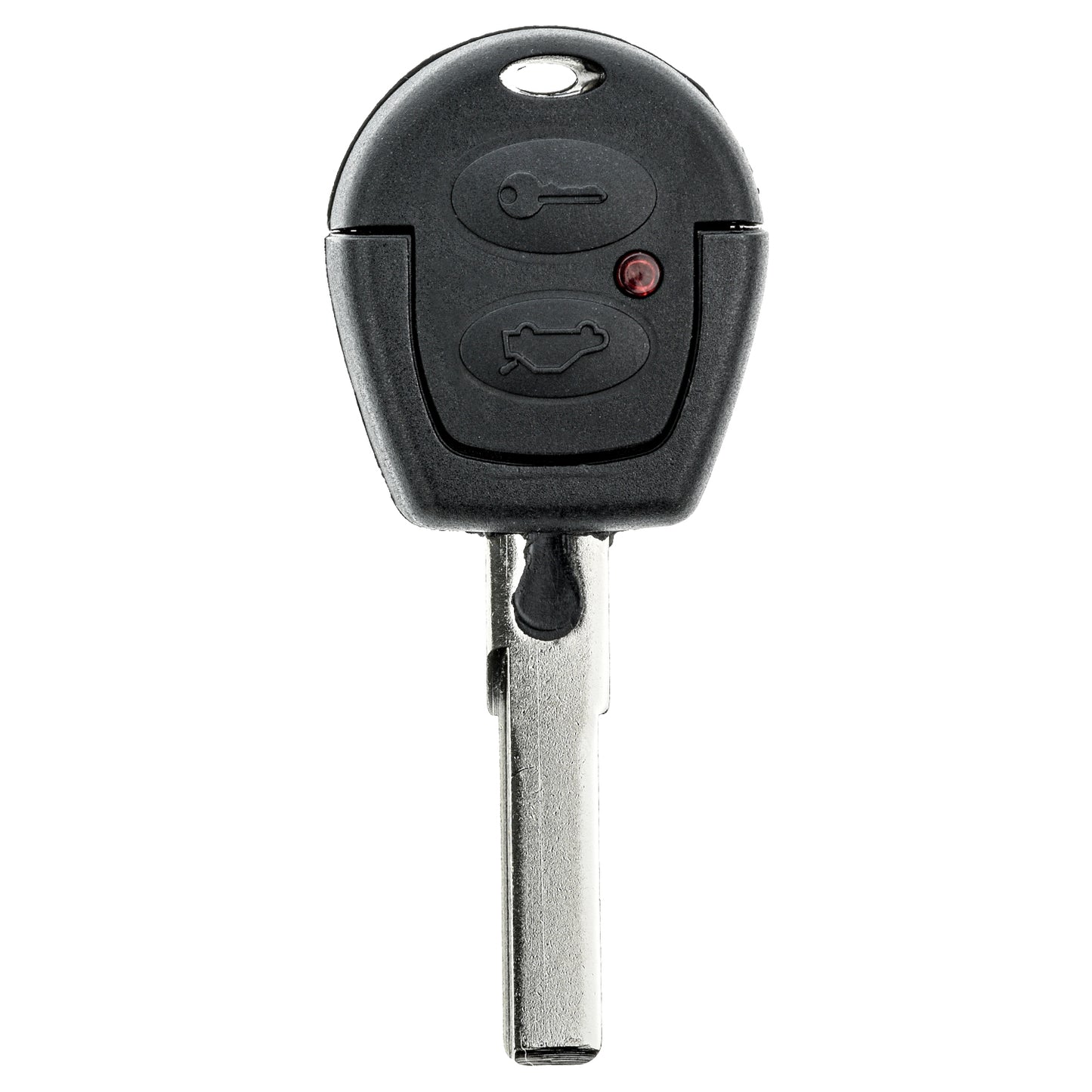 Auto Schlüssel Funk Fernbedienung 1x Gehäuse 2 Tasten + 1x Rohling HU66 kompatibel mit VW SEAT Skoda