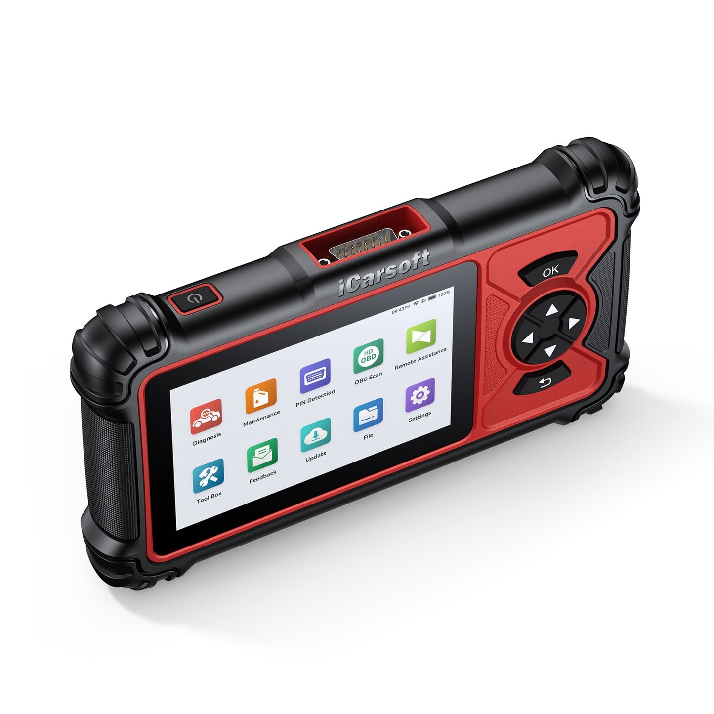 iCarsoft HD V4.0 Professionelles OBD Fehler Diagnosegerät kompatibel mit LKW Transporter Nutzfahrzeuge Bus DAF MAN Scania Iveco Mercedes Benz Volva uvm