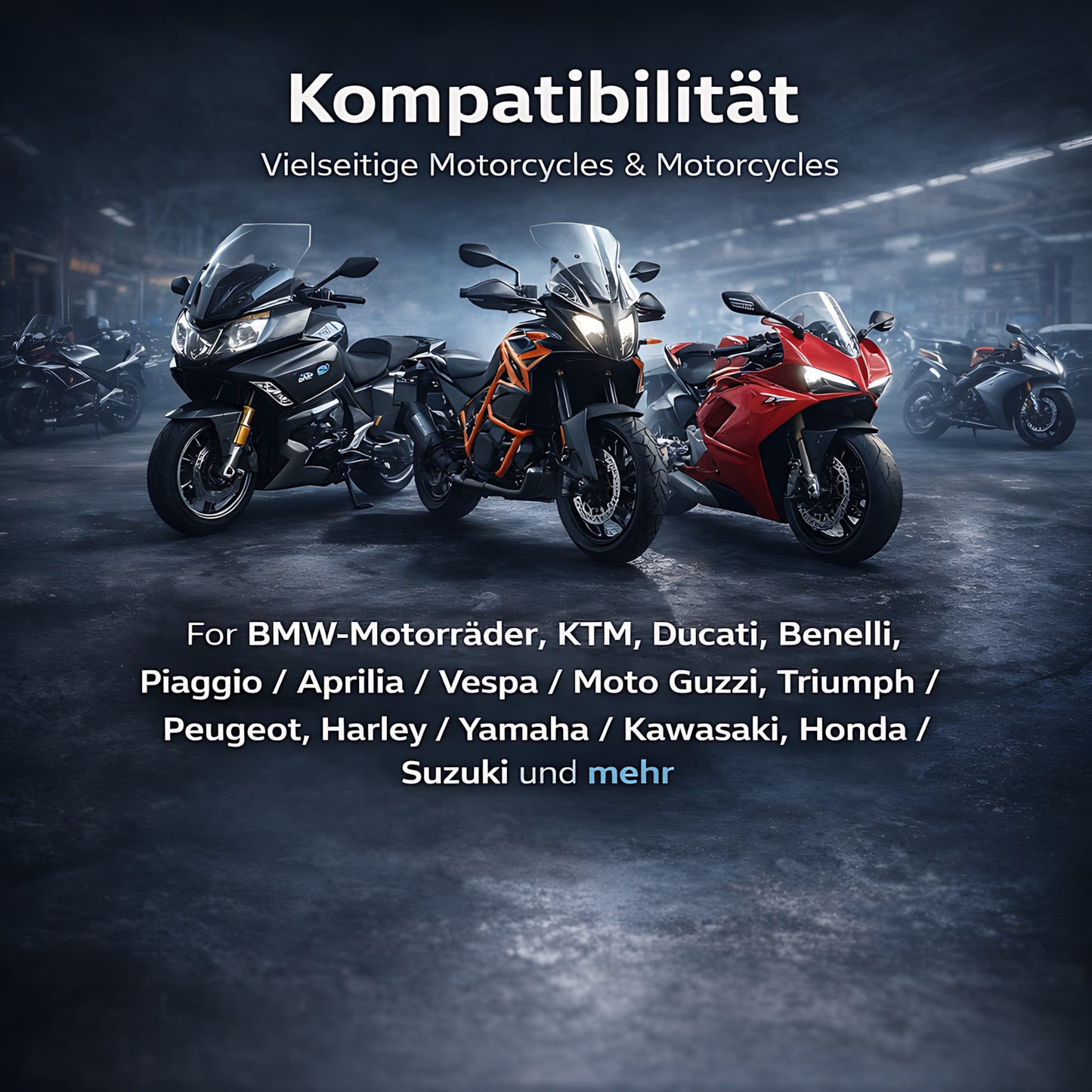 iCarsoft OBD2 Universal Motorrad Diagnosegerät Scanner MT Pro kompatibel mit Honda BMW Yamaha Suzuki KTM Harley uvm. inkl. Adapter & Updates