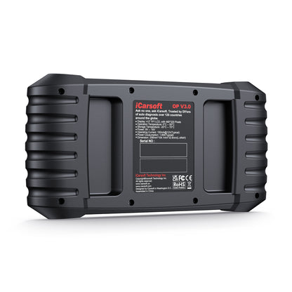 iCARSOFT OBD2 DIAGNOSEGERÄT SCANNER OP V 3.0 kompatibel mit Opel Vauxhall inkl. kostenlose Updates