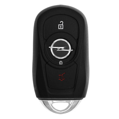 Auto Schlüssel Hülle Silikon Schutz Cover Schwarz kompatibel mit OPEL Astra K Insignia B Corsa E Zafira GTC Mokka X 3 Tasten KEYLESS SMARTKEY