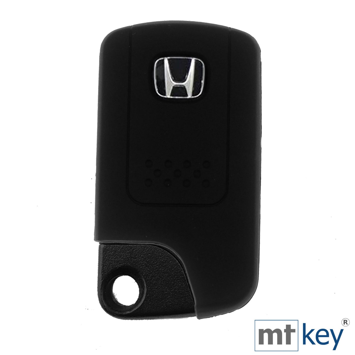 Auto Schlüssel Hülle Silikon Schutz Cover Schwarz kompatibel mit Honda CR-V CR-Z Civic VIIII Insight Accord 3 Tasten KEYLESS SMARTKEY