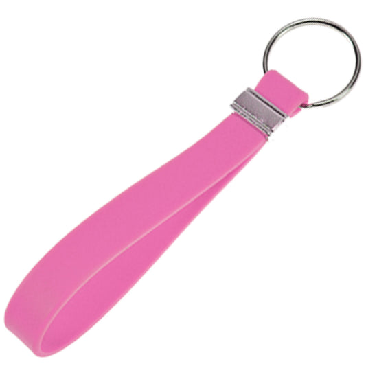 Silikon Schlüssel Band Key Tag Schlüssel Anhänger Rosa