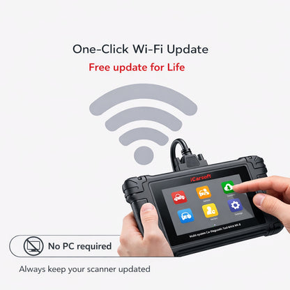 iCarsoft FR V4.0 OBD2 Diagnosegerät kompatibel mit Peugeot Citroen Renault Fiat Alfa Lancia Dacia – Profi-Scanner mit CAN-FD, DoIP inkl. Updates