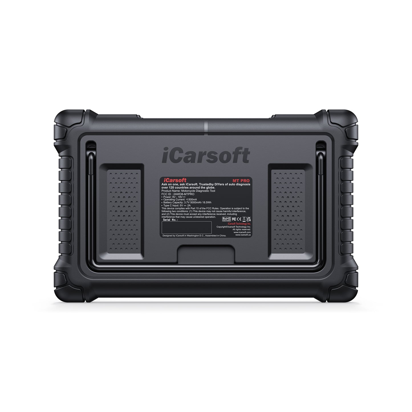 iCarsoft OBD2 Universal Motorrad Diagnosegerät Scanner MT Pro kompatibel mit Honda BMW Yamaha Suzuki KTM Harley uvm. inkl. Adapter & Updates