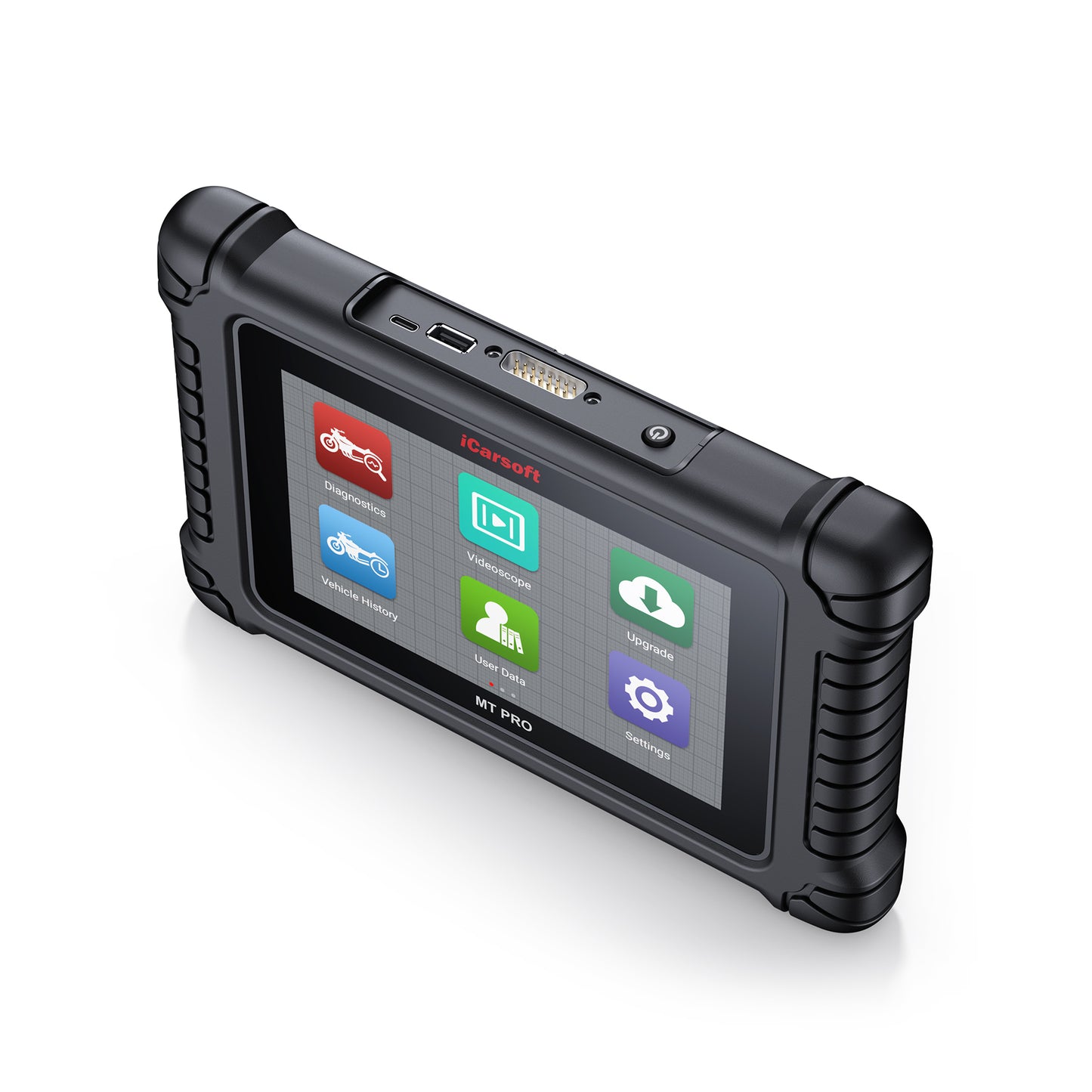 iCarsoft OBD2 Universal Motorrad Diagnosegerät Scanner MT Pro kompatibel mit Honda BMW Yamaha Suzuki KTM Harley uvm. inkl. Adapter & Updates