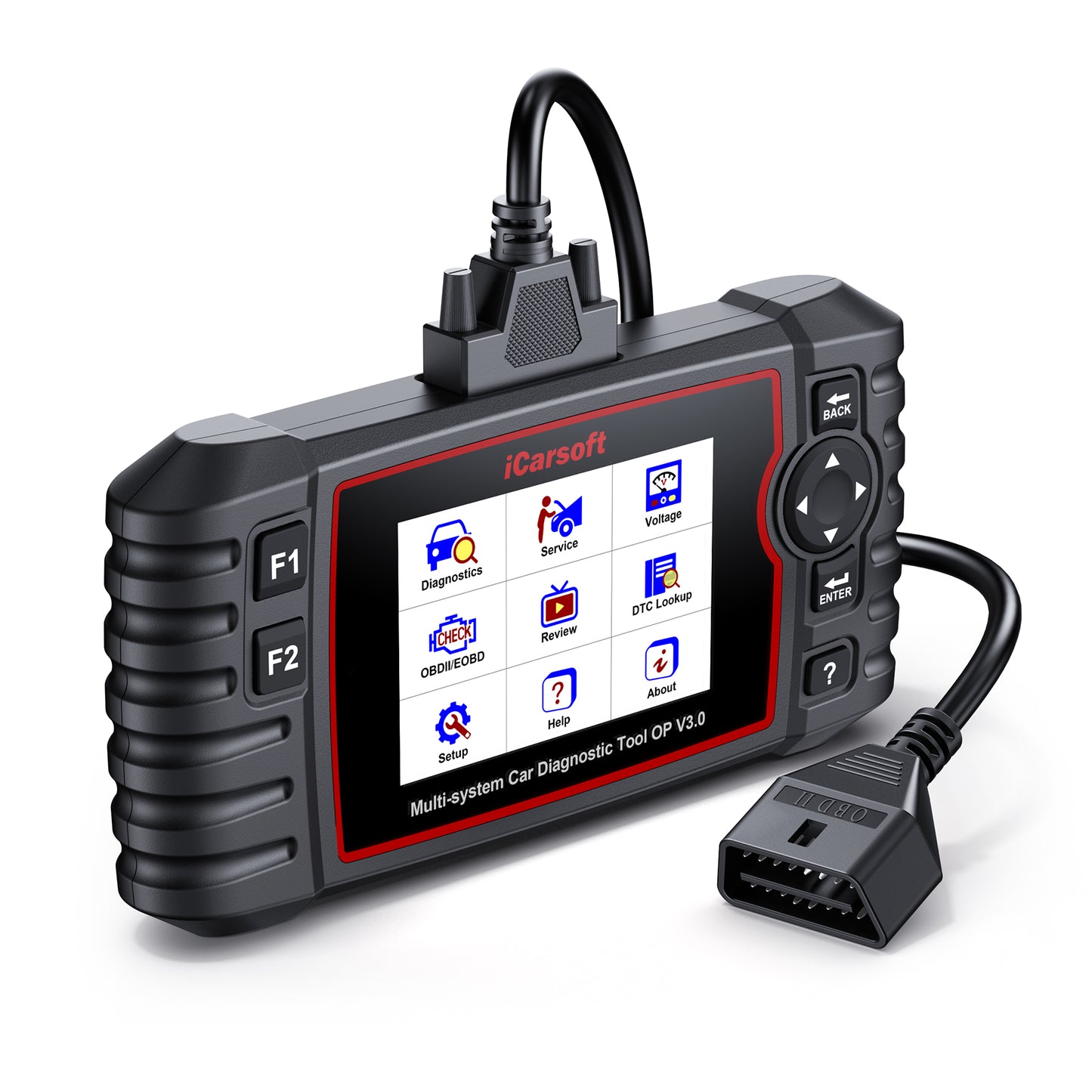 iCARSOFT OBD2 DIAGNOSEGERÄT SCANNER OP V 3.0 kompatibel mit Opel Vauxhall inkl. kostenlose Updates